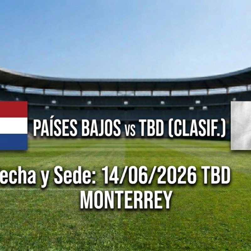 PAISES BAJOS VS CLASIFICADOS